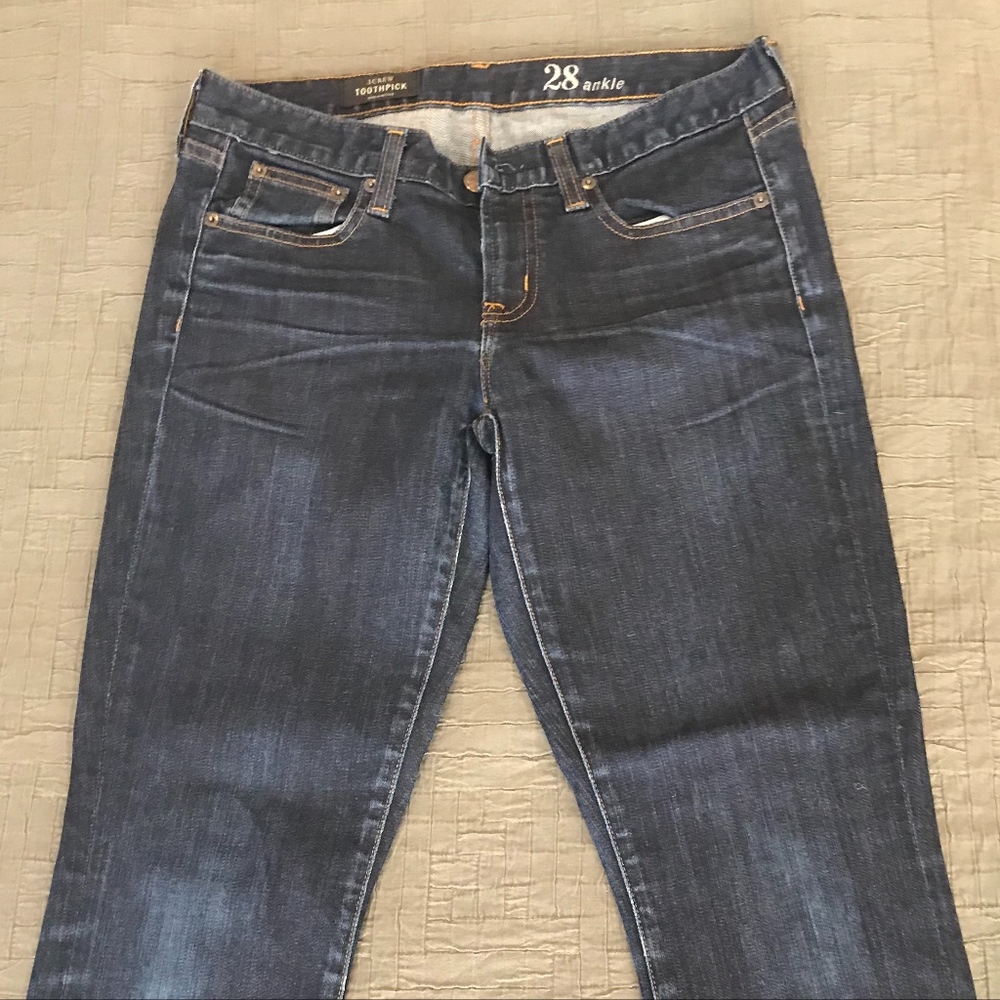 J. Crew toothpick ankle jeans